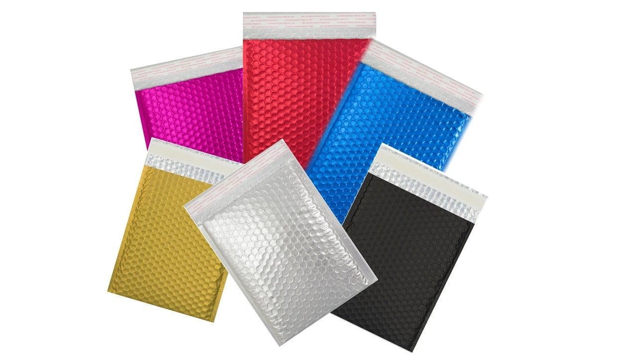 Metallic Padded Envelopes 180x260mm x10